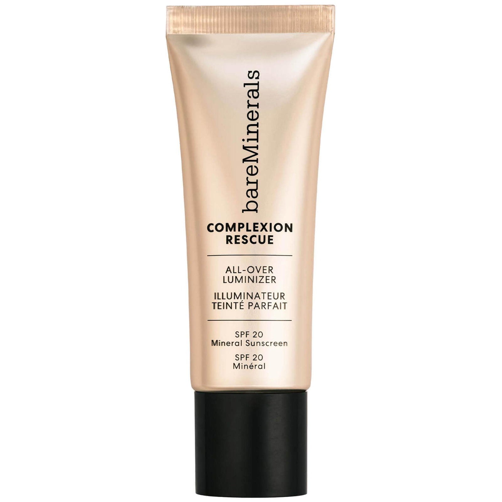 BareMinerals, Complexion Rescue, Illuminating, Liquid Highlighter, Golden Peach, SPF 20, For Face, 35 ml