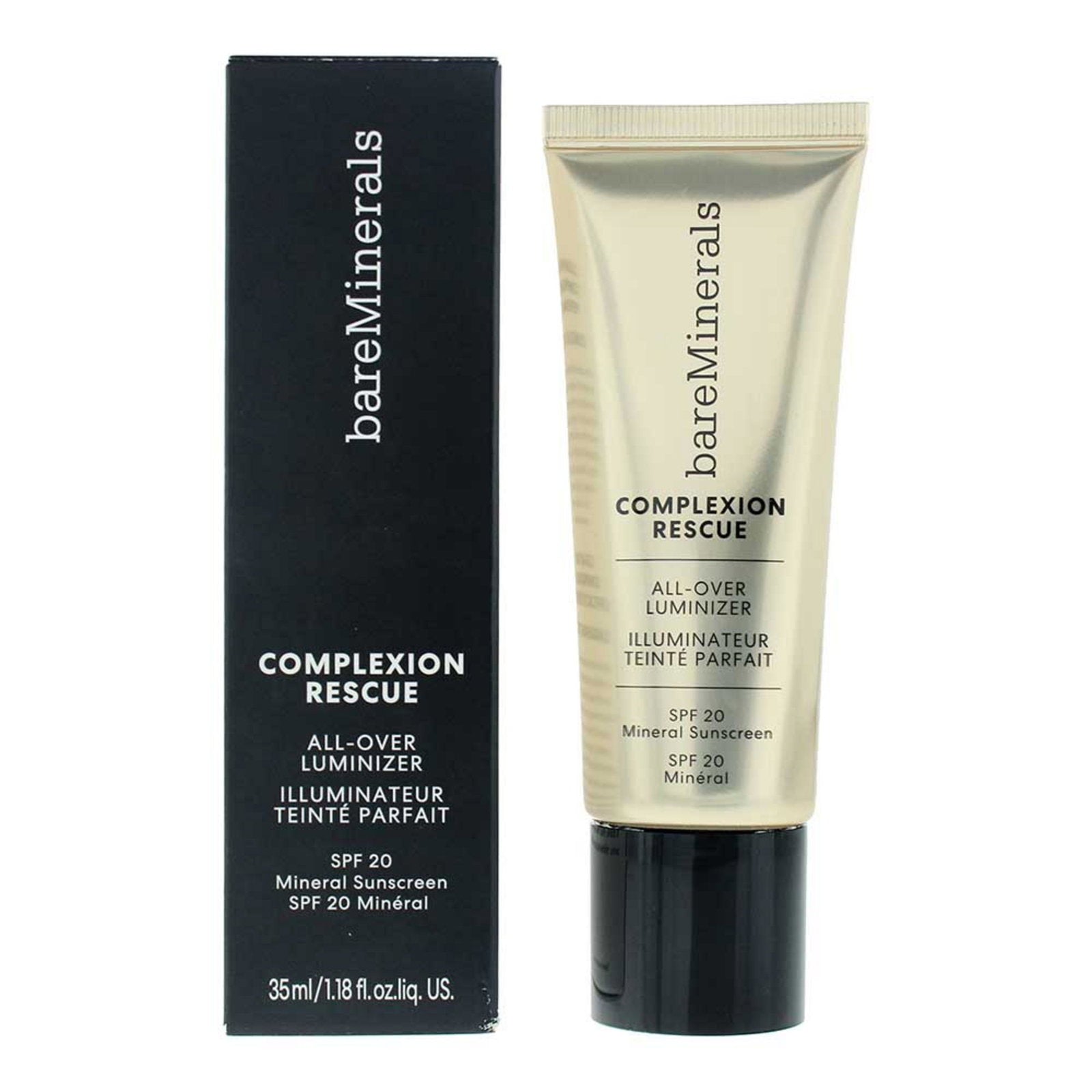 BareMinerals, Complexion Rescue, Illuminating, Liquid Highlighter, Copper Rose, SPF 20, Face, 35 ml