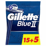 Disposable Razor Gillette Blue II 20 Units for Women product packaging