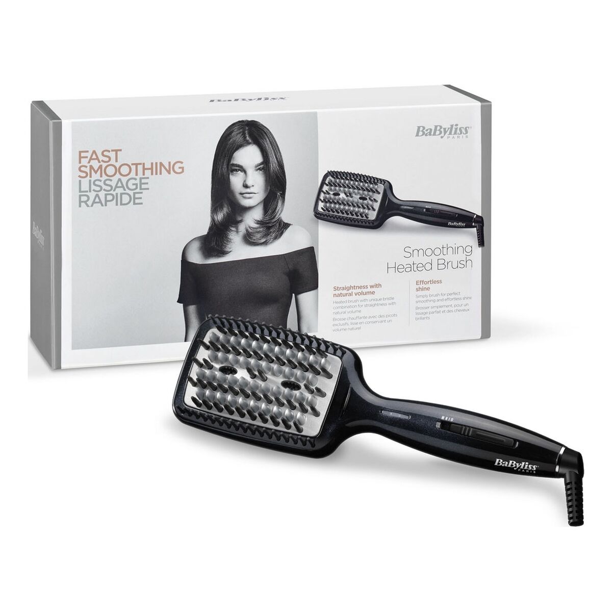Smoothing Brush Babyliss HSB101E product packaging