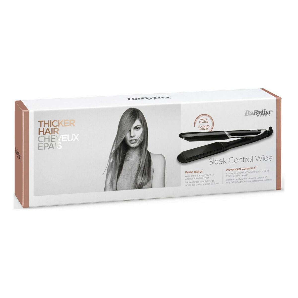 Hair Straightener Babyliss ST397E Black product packaging