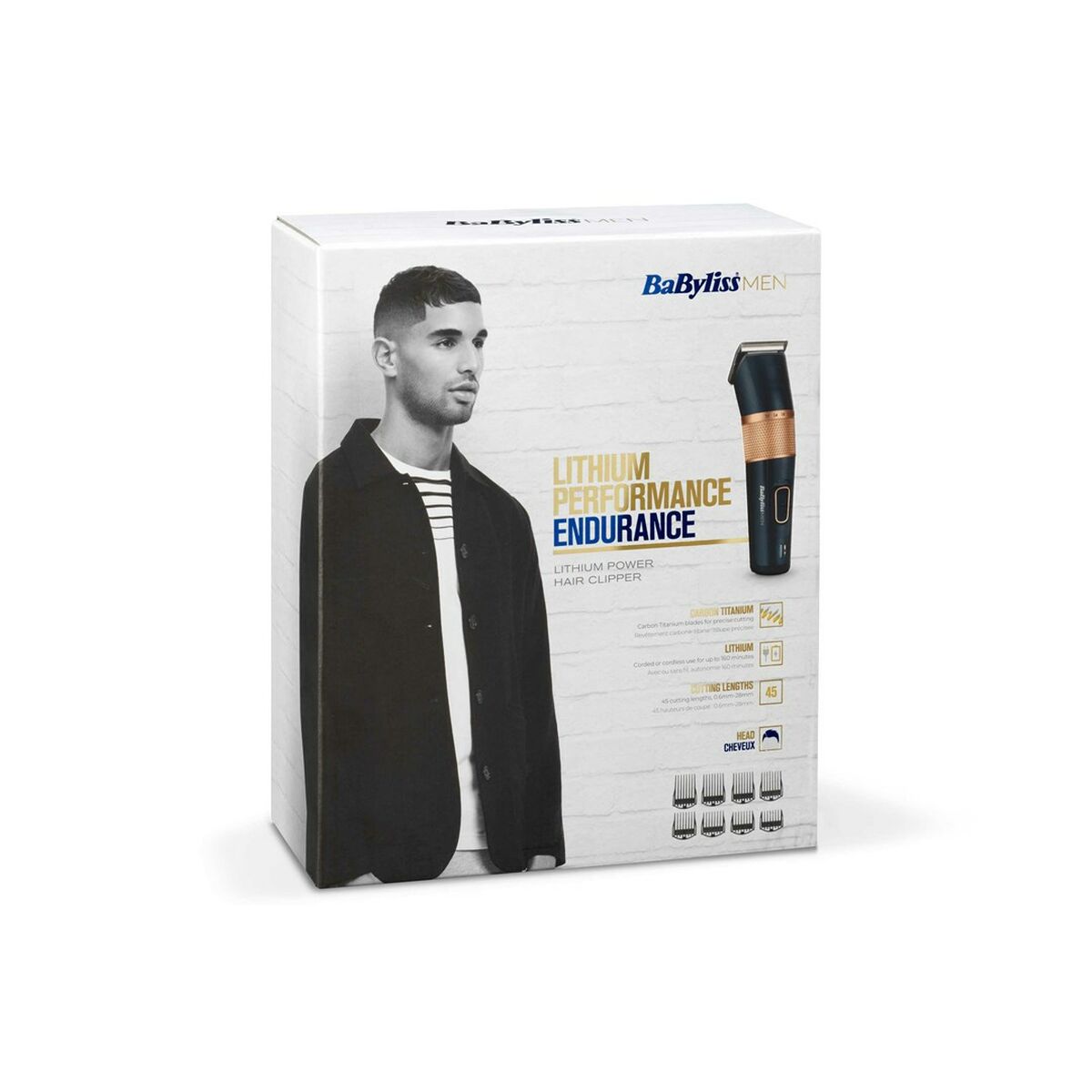 Hair clippers/Shaver Babyliss E986E product packaging