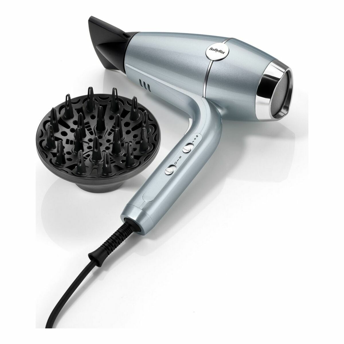 Hairdryer Babyliss D773DE 2100 W Blue Metallic product packaging