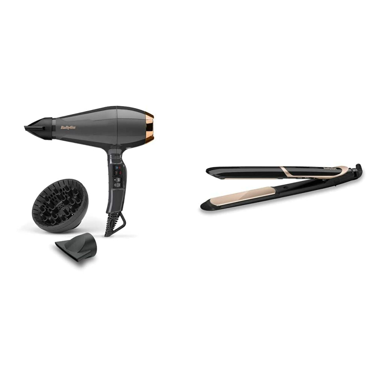 Hairdryer Babyliss 6719DE Black Grey 2200 W product packaging