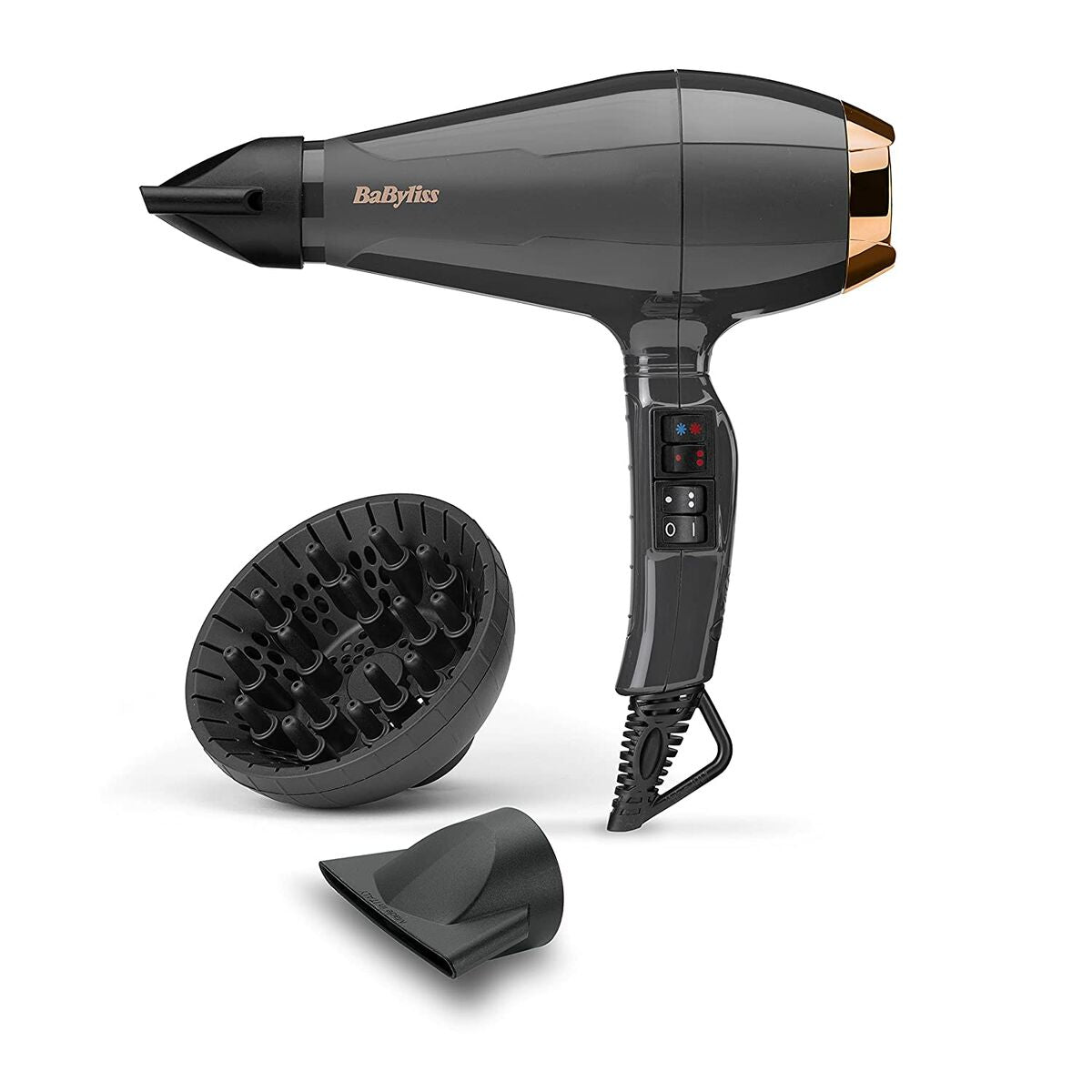 Hairdryer Babyliss 6719DE Black Grey 2200 W product packaging