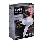 Hairdryer Braun Satin Hair 5 Power Perfection HD580 White 2500 W product packaging