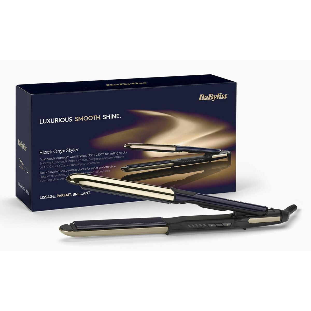 Hair Straightener Babyliss ST484E Black Gold 1 Piece product packaging