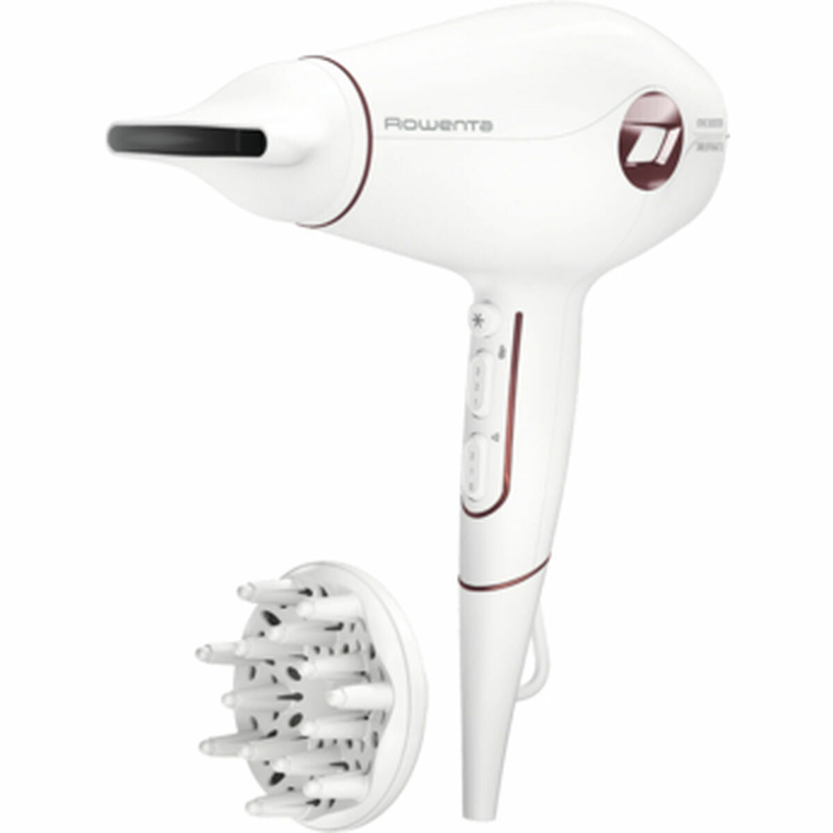 Hairdryer Rowenta CV6135 HIBIDRO VOLUMIZER White 1800 W product packaging