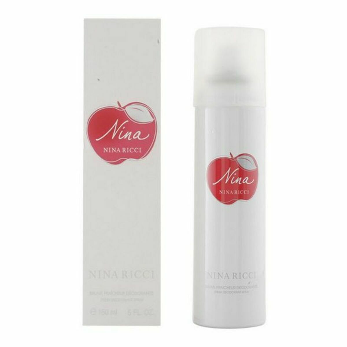 Spray Deodorant Nina Ricci 150 ml for Women product packaging