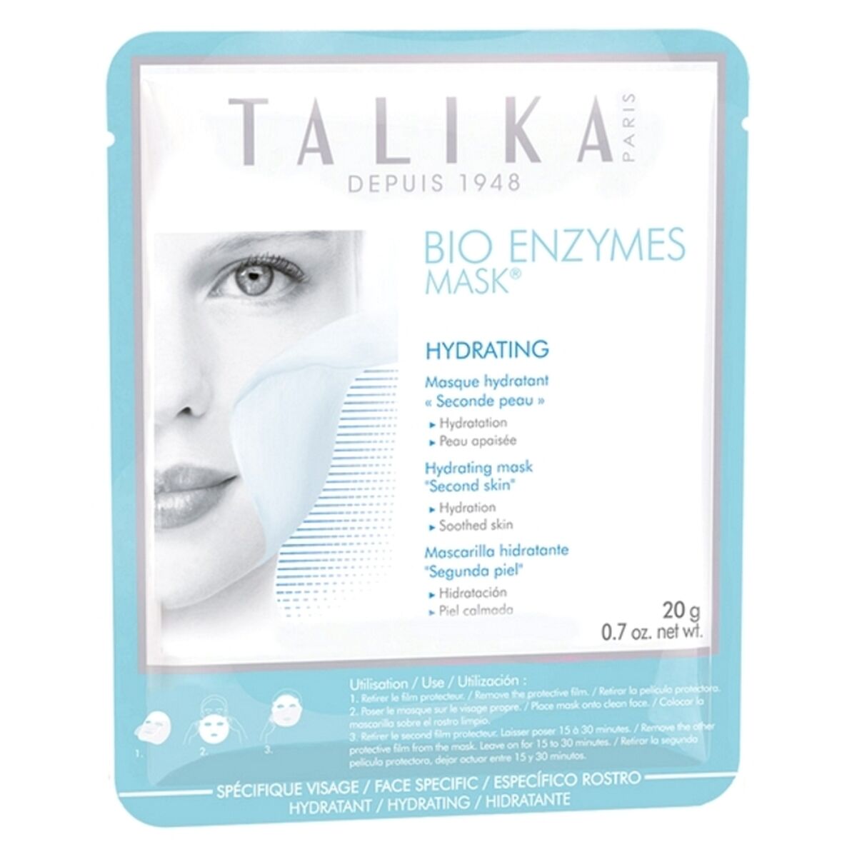 Facial Mask Talika 10045_1 20 g for Women mask packaging