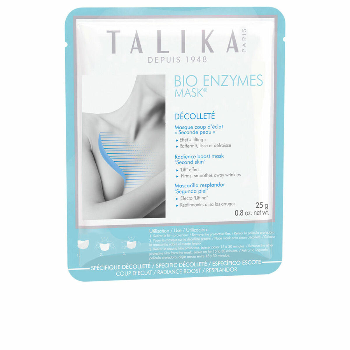 Firming Neck and Décolletage Cream Talika 25 g skincare packaging