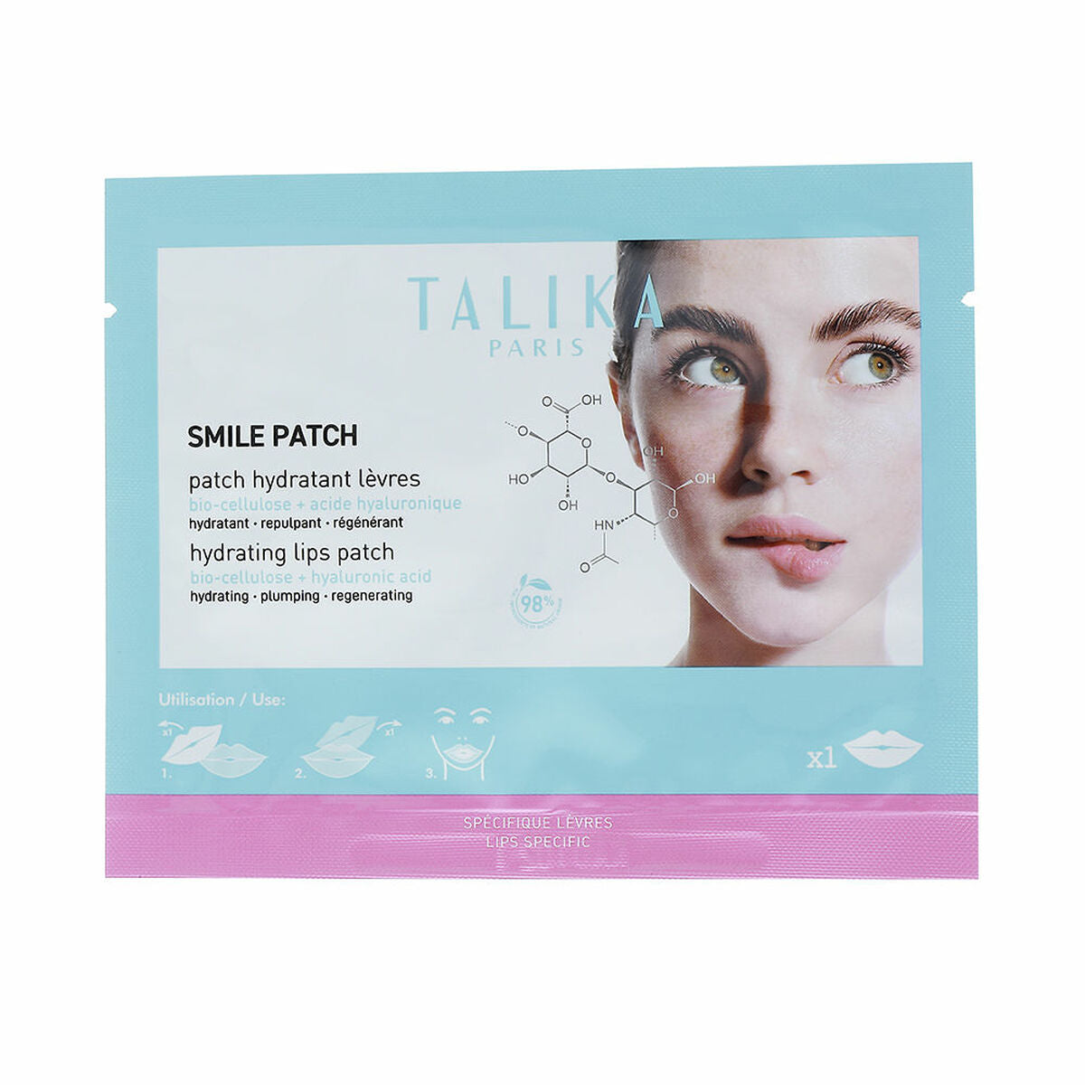 Lip Balm Talika Smile Patch Moisturizing Lips for Women skincare packaging