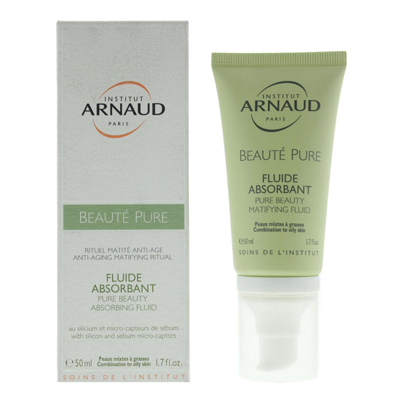 Institut Arnaud, Pure Beauty, Mattifying, Hydration, Fluid, For Face, 50 ml