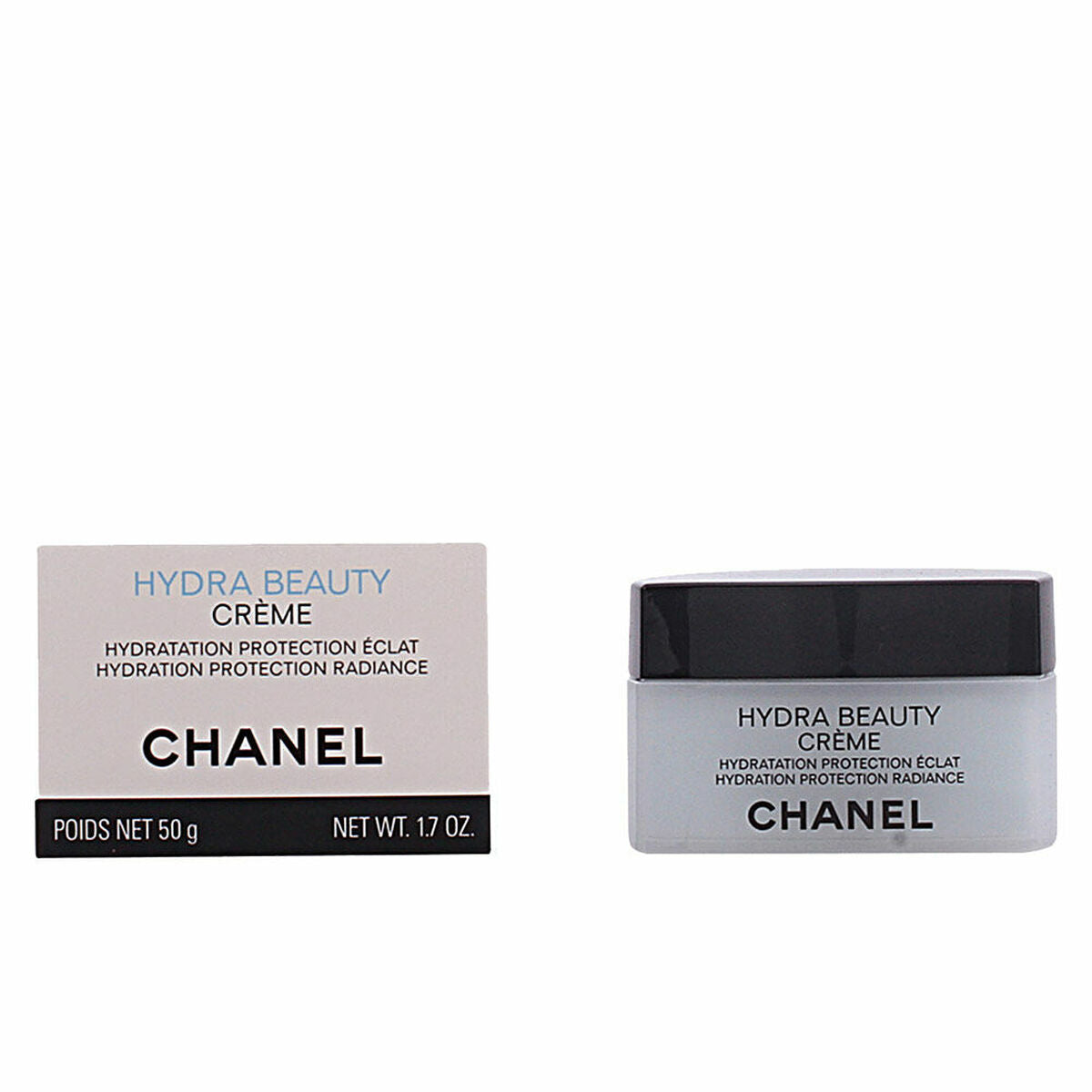 Hydrating Facial Cream Chanel Hydra Beauty 50 g skincare packaging