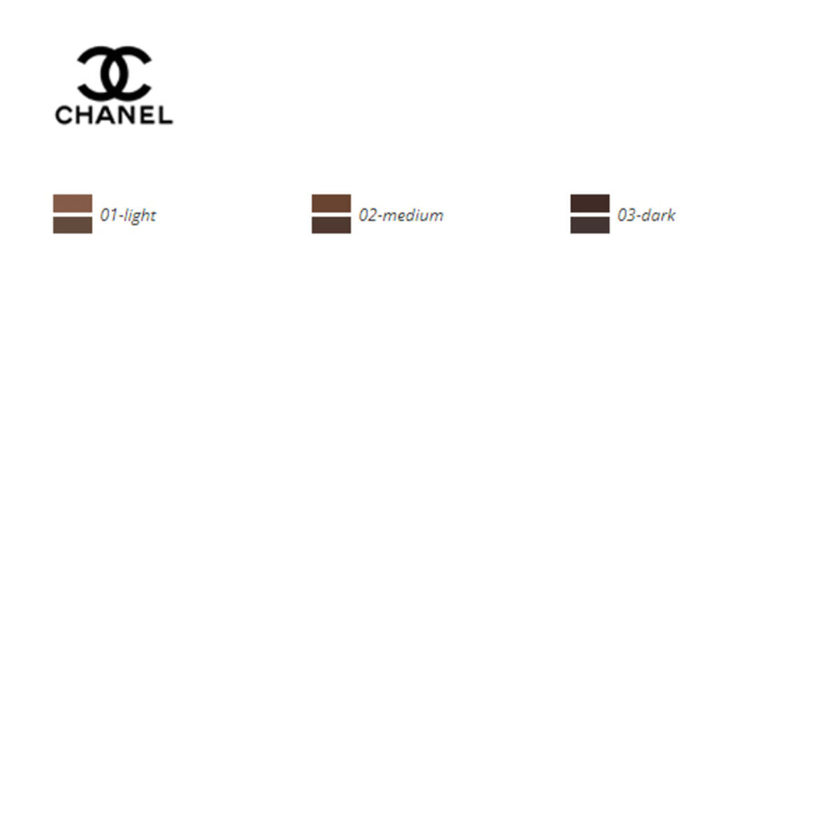 Eyebrow Make-up La Palette Sourcils Chanel makeup packaging