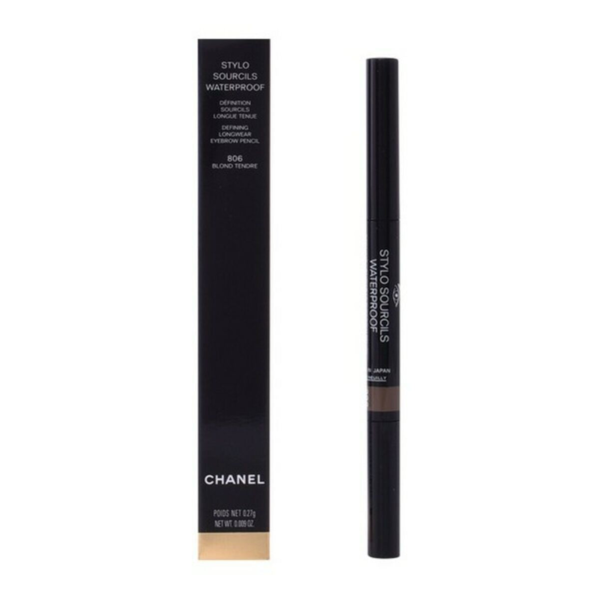 Eyebrow Pencil Stylo Sourcils Waterproof Chanel product packaging