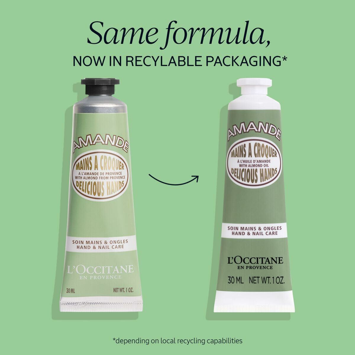 Moisturising Foot Cream L'Occitane En Provence 30 ml skincare packaging