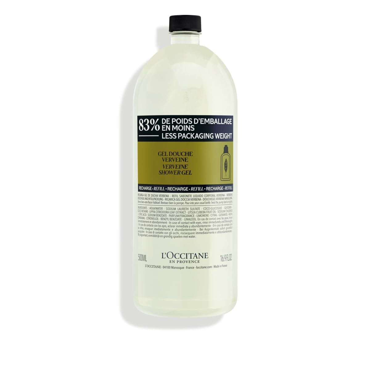 Shower Gel L'Occitane En Provence VERBENA 500 ml skincare packaging
