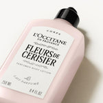 Body Lotion L'Occitane En Provence FLEURS DE CERISIER skincare packaging