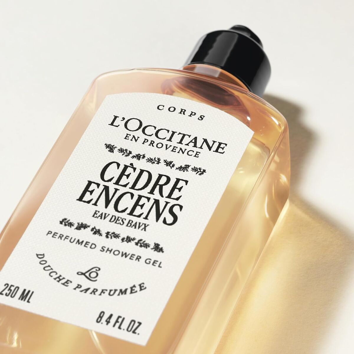 Shower Gel L'Occitane En Provence CÉDRE ENCENS skincare packaging