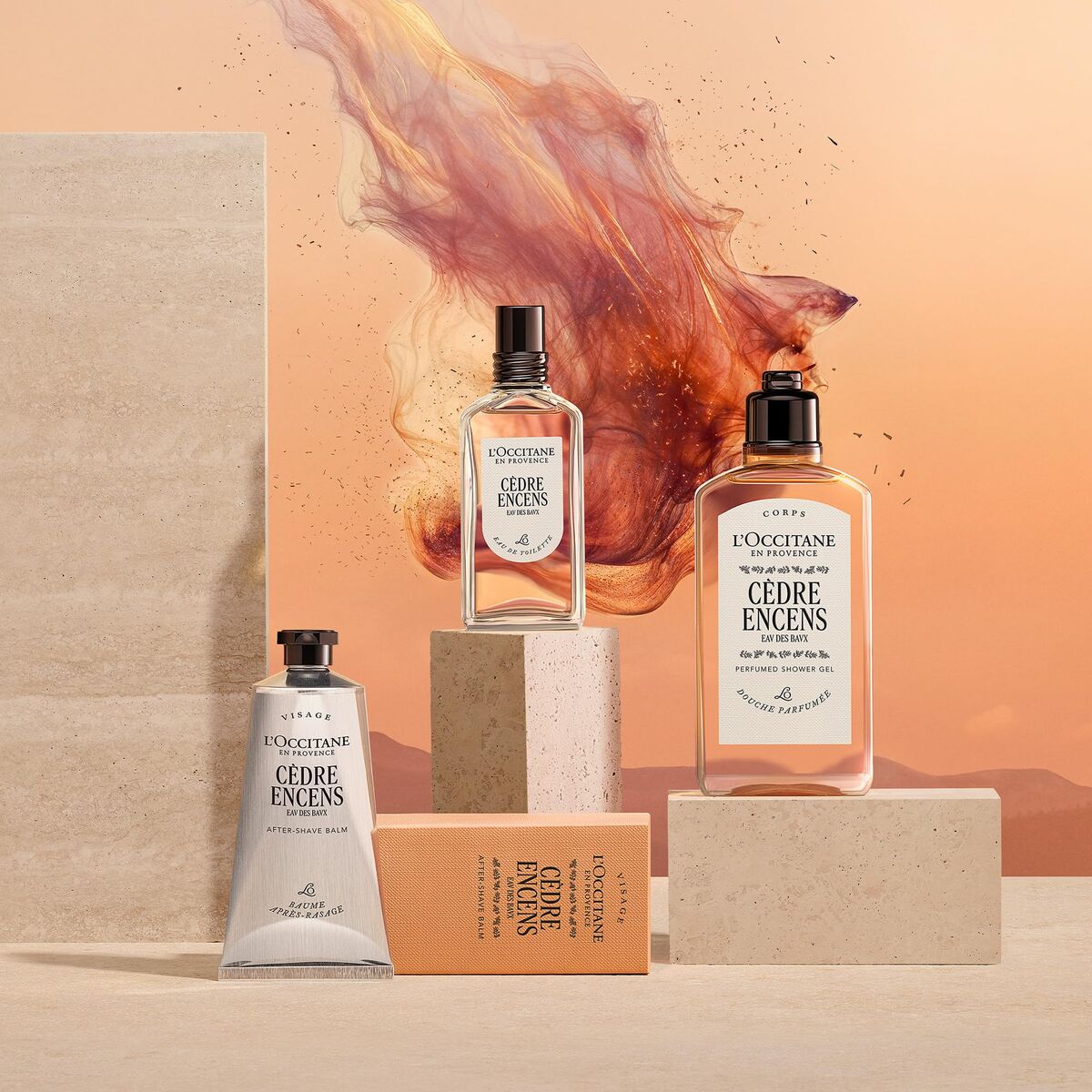 Men's Perfume L'Occitane En Provence CÉDRE ENCENS product packaging