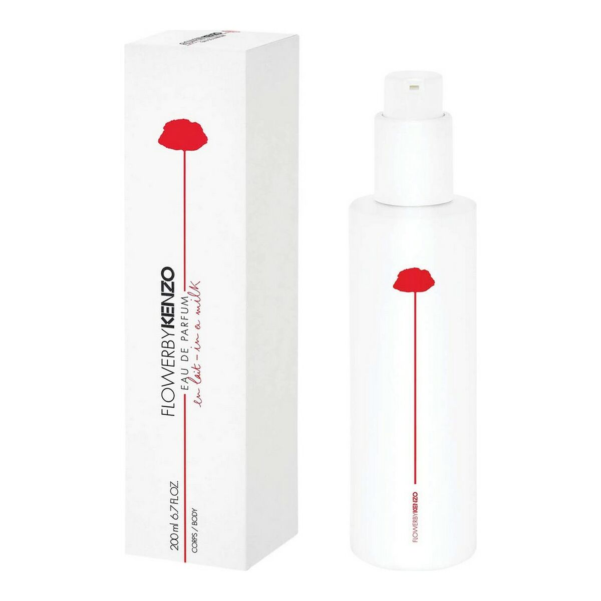 Body Lotion Kenzo Flower By Kenzo 200 ml for Women skincare packaging