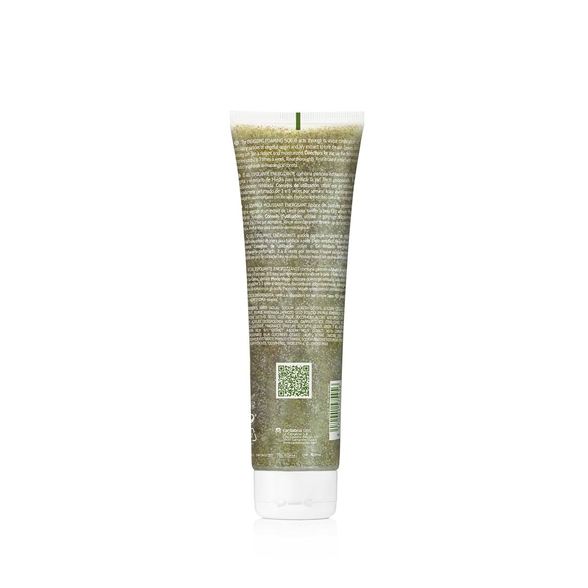 Exfoliating Body Gel Elancyl Energizing Foaming 150 ml for Women skincare packaging