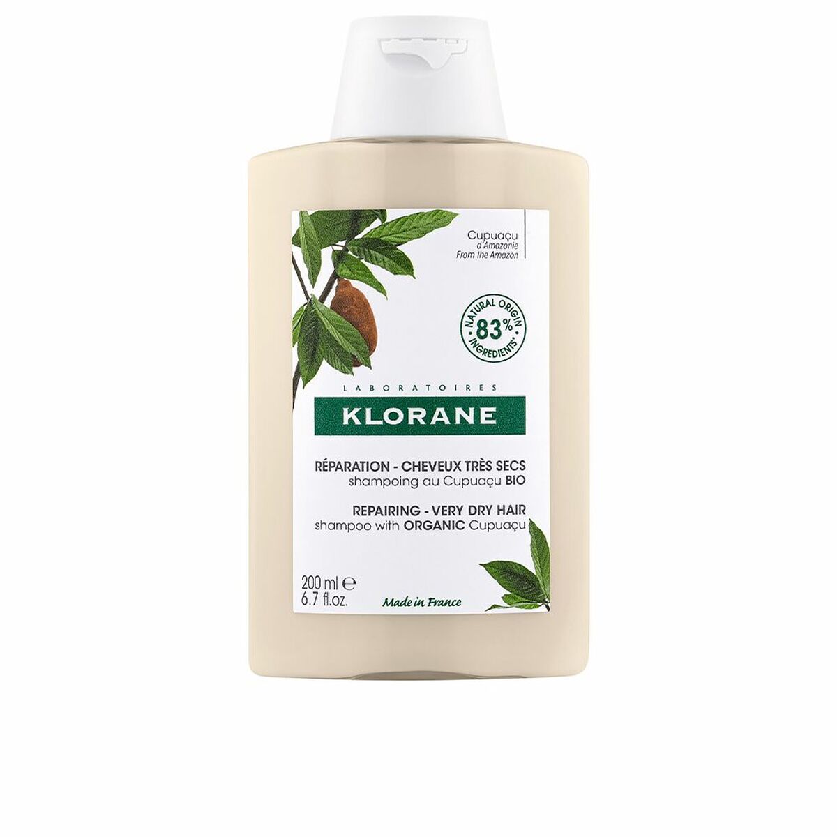 Restorative Shampoo Klorane 200 ml for Women shampoo bottle
