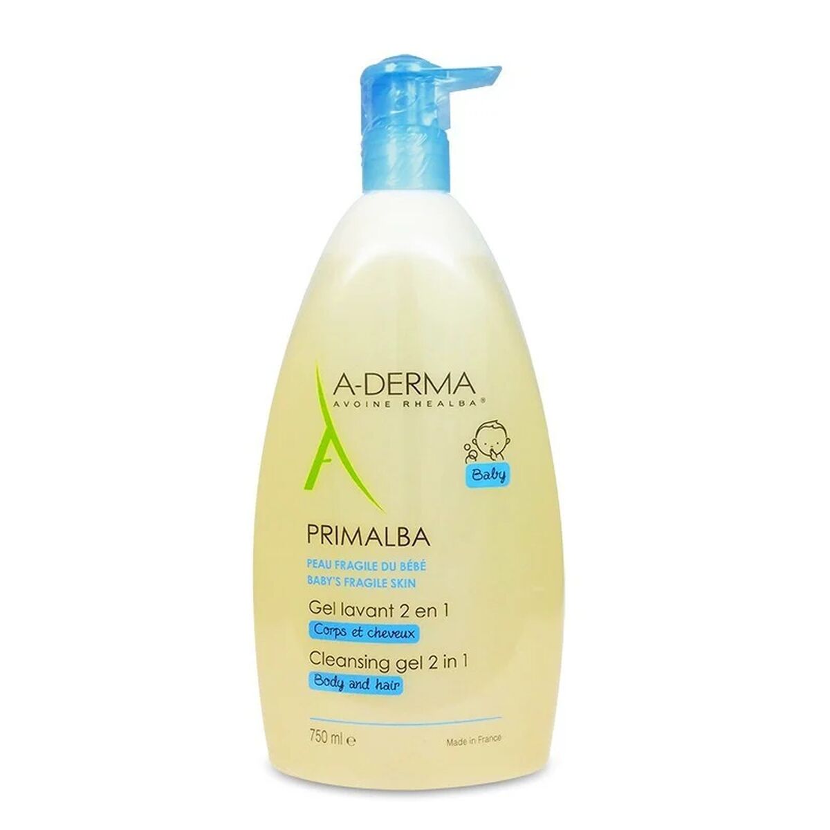 Shower Gel Aderma Primalba 750 ml skincare packaging