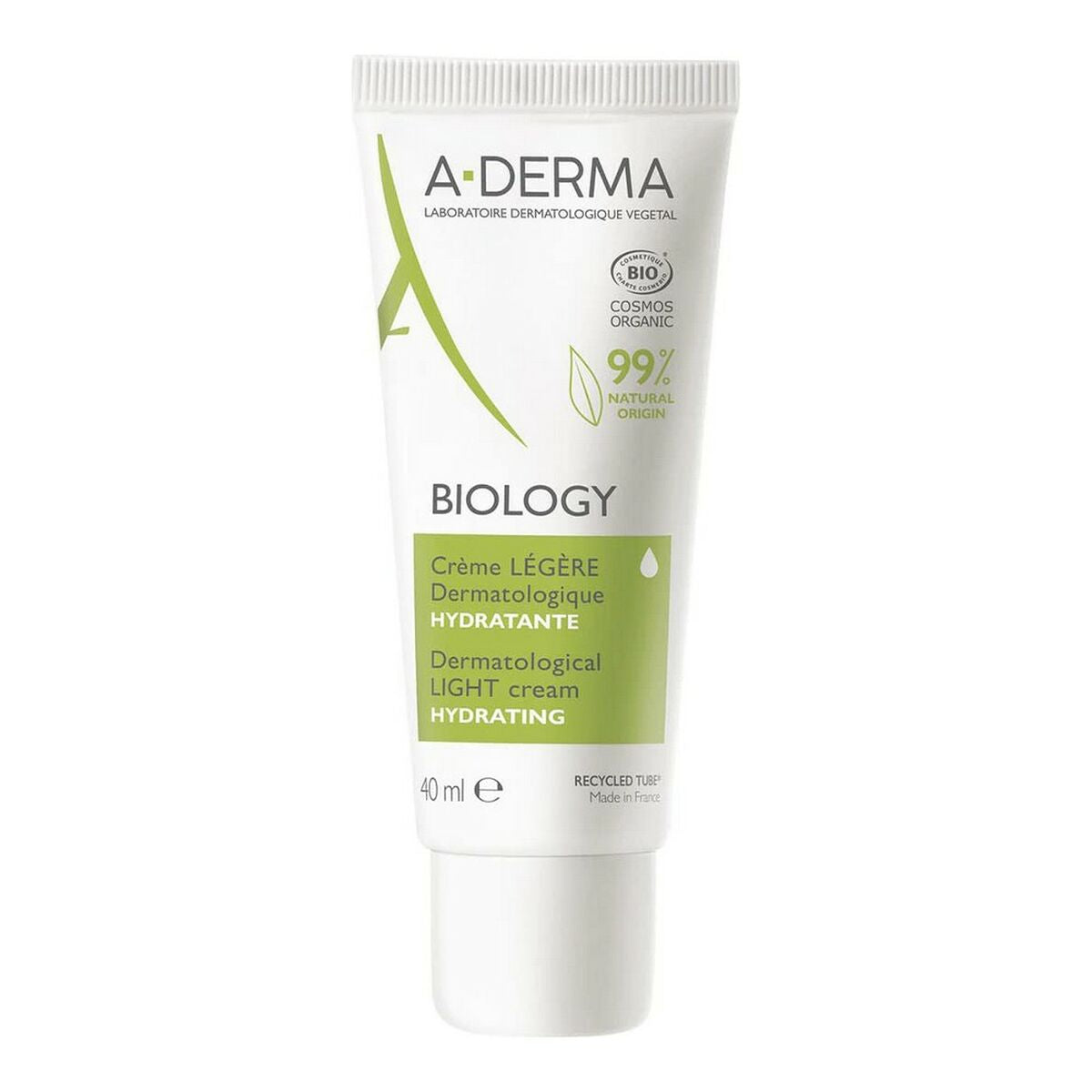 Hydrating Cream A-Derma Biology Light (40 ml) for Women skincare packaging