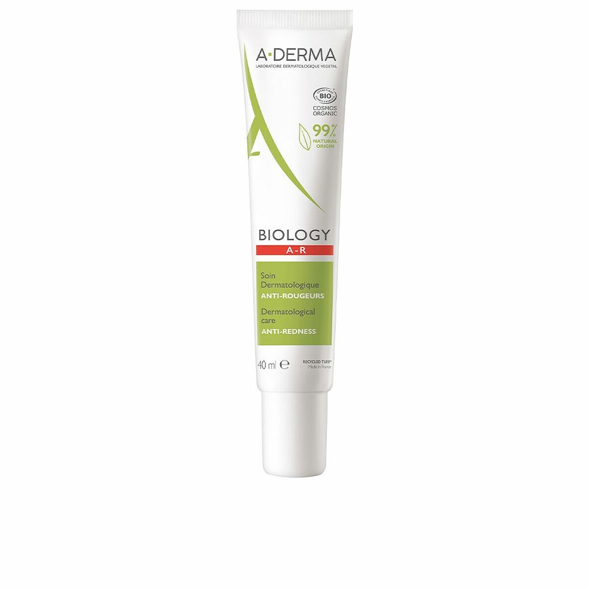 Anti-Reddening Cream A-Derma Biology (40 ml) for Women skincare packaging