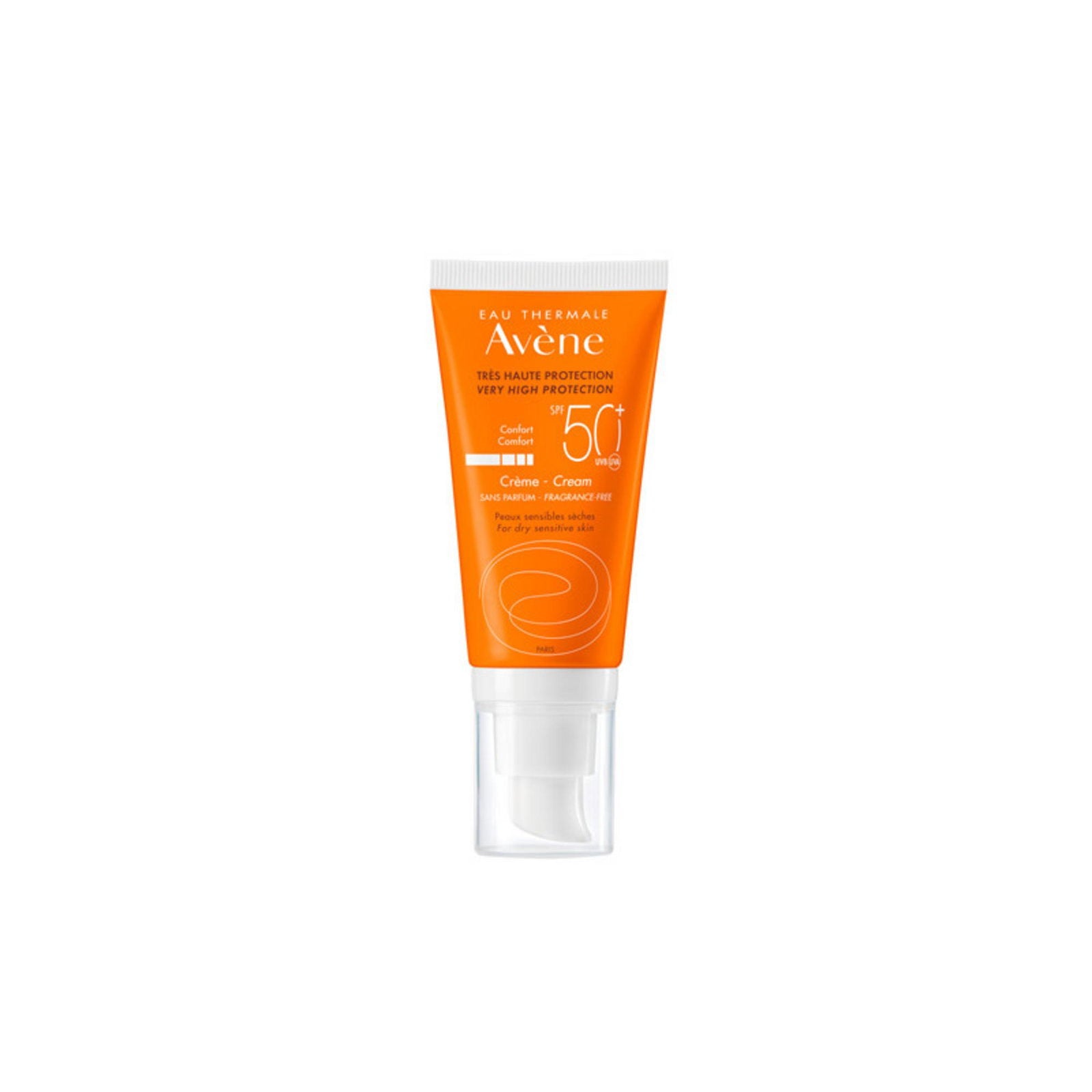 Avene, Sun Care, High UV protection, Cream, All over face, SPF 50+, 50 ml