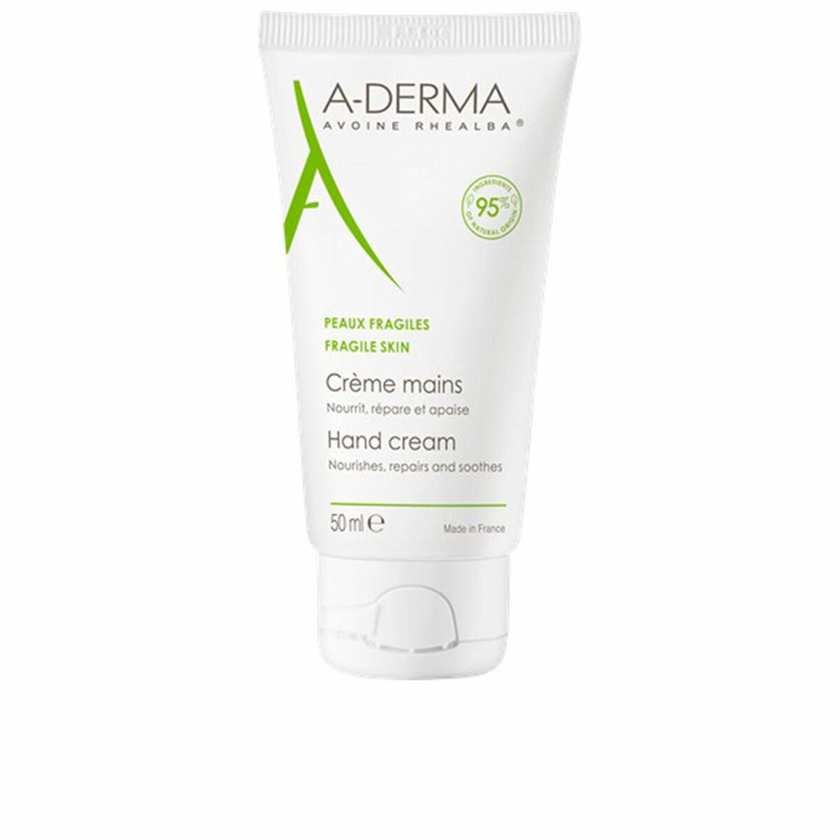 Hand Cream A-Derma Damaged skin 50 ml skincare packaging