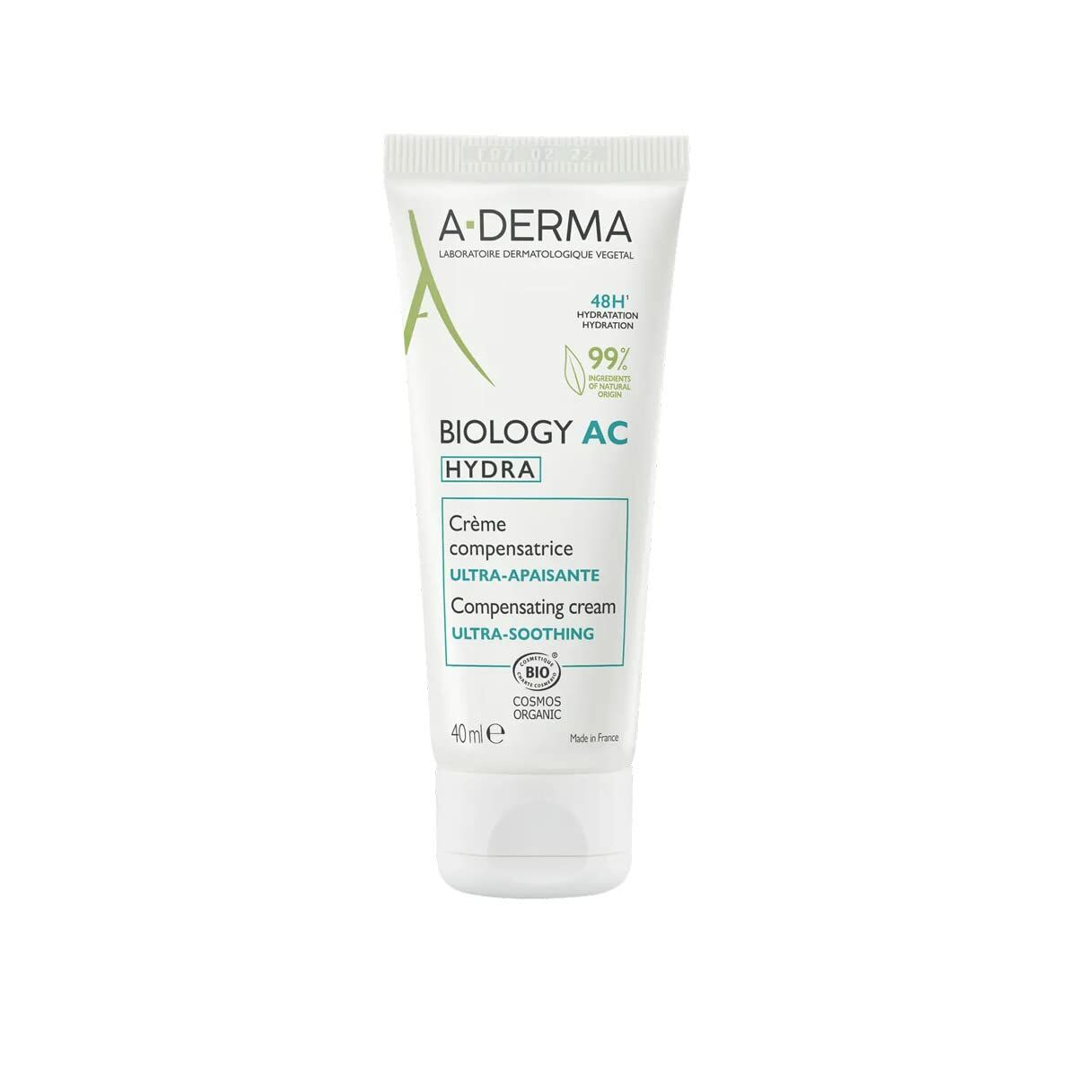 Day Cream A-Derma Biology Ac Hydra 40 ml for Women skincare packaging