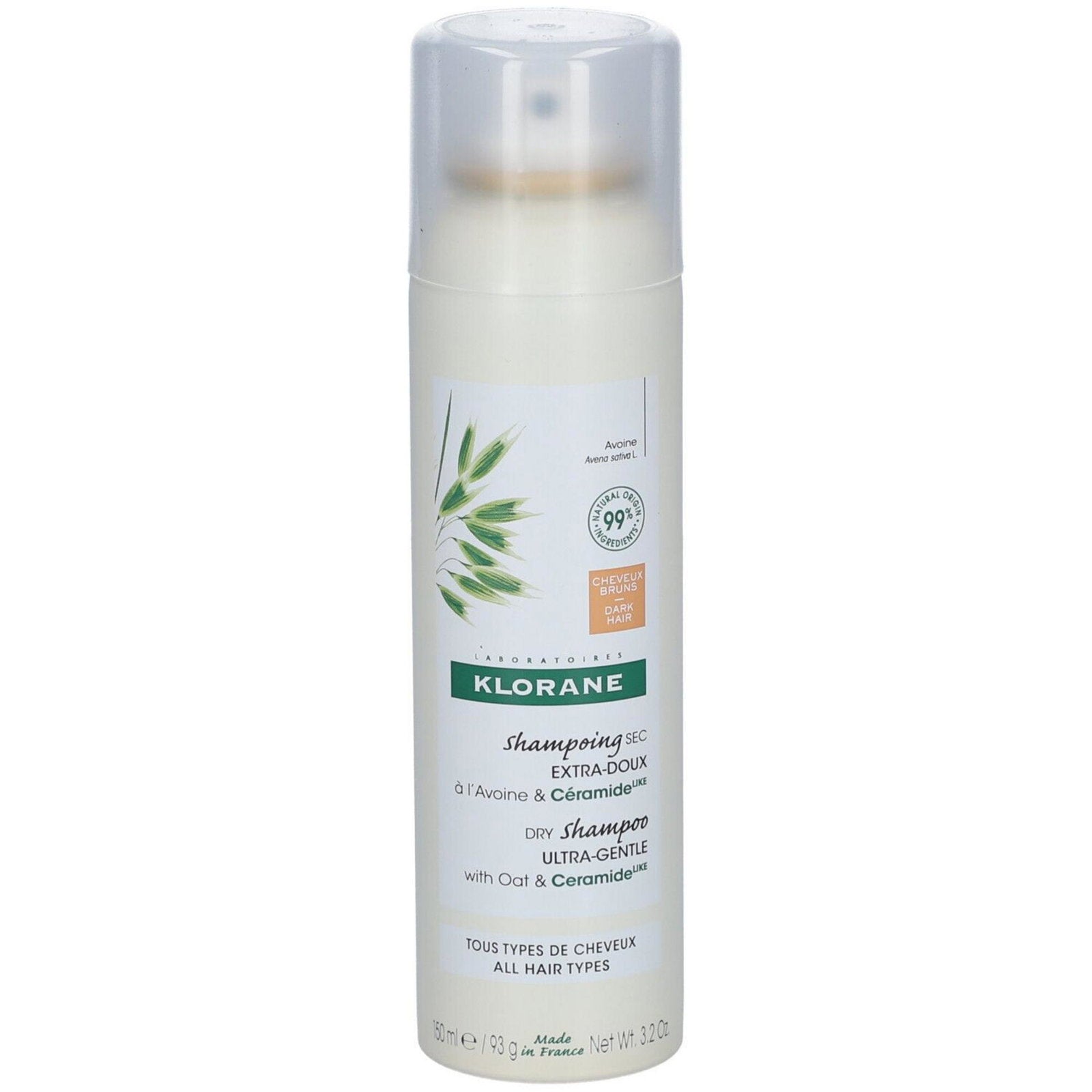 Klorane, Klorane, Hair Dry Shampoo, Tinted, 150 ml