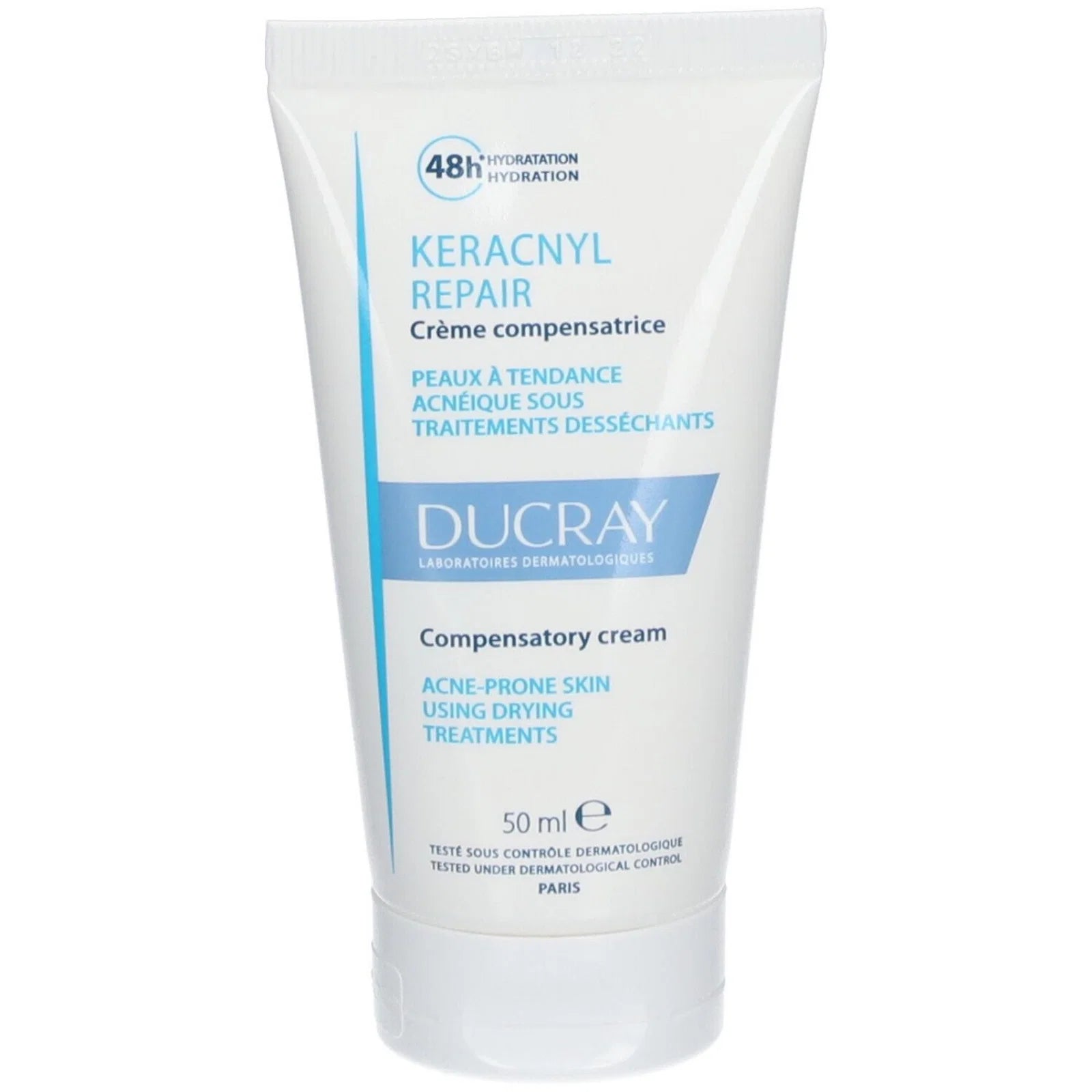 Ducray, Keracnyl, Hydroxydecine, Anti-Imperfections, Daily, Cream, For Face, 50 ml