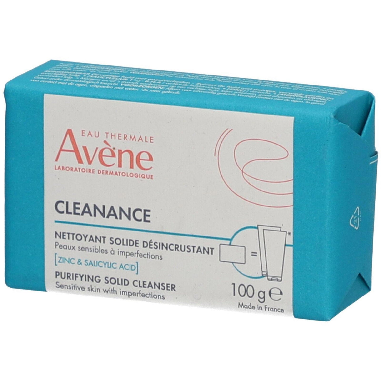 Avene, Cleanance, Purifying, Soap Bar, For Face, 100 g