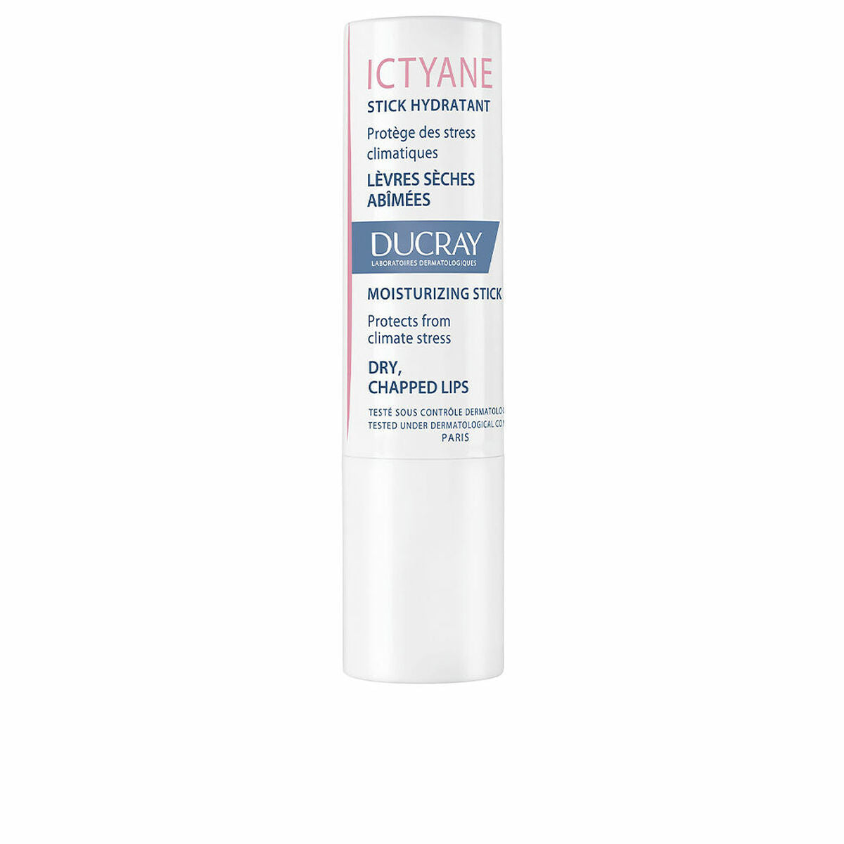 Moisturising Lip Balm Ducray Ictyane Black skincare packaging