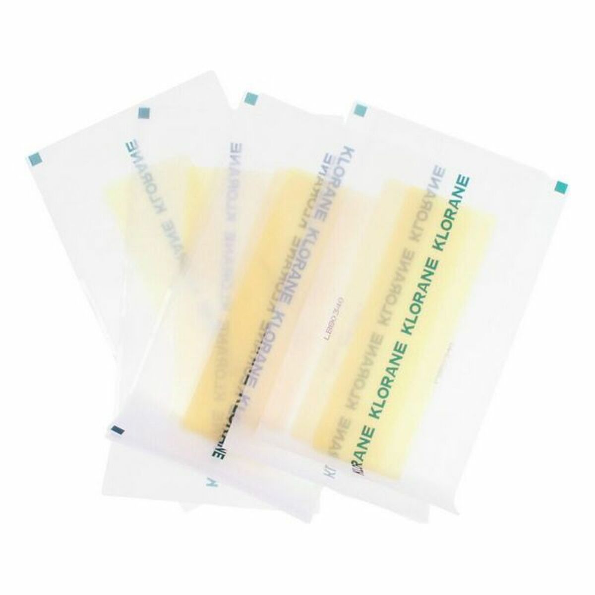 Body Hair Removal Strips Klorane product packaging