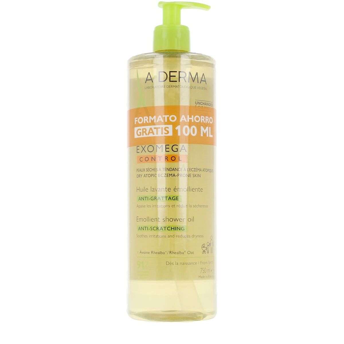 Shower Oil A-Derma EXOMEGA CONTROL 750 ml product packaging