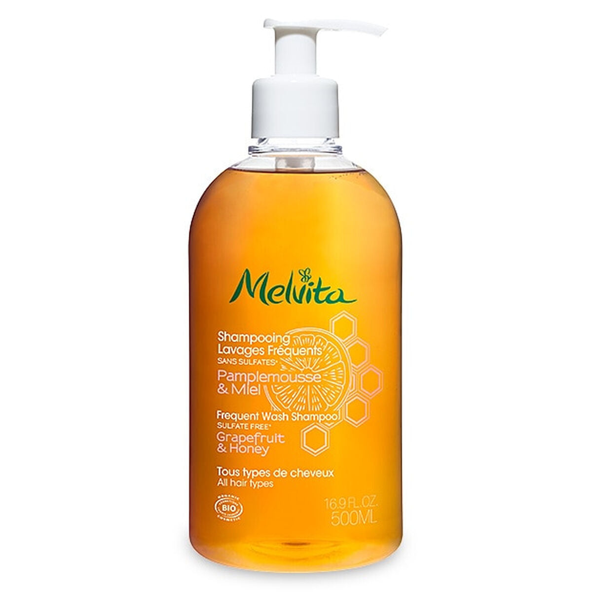 Daily use shampoo Melvita ESENCIALES MELVITA 500 ml shampoo bottle