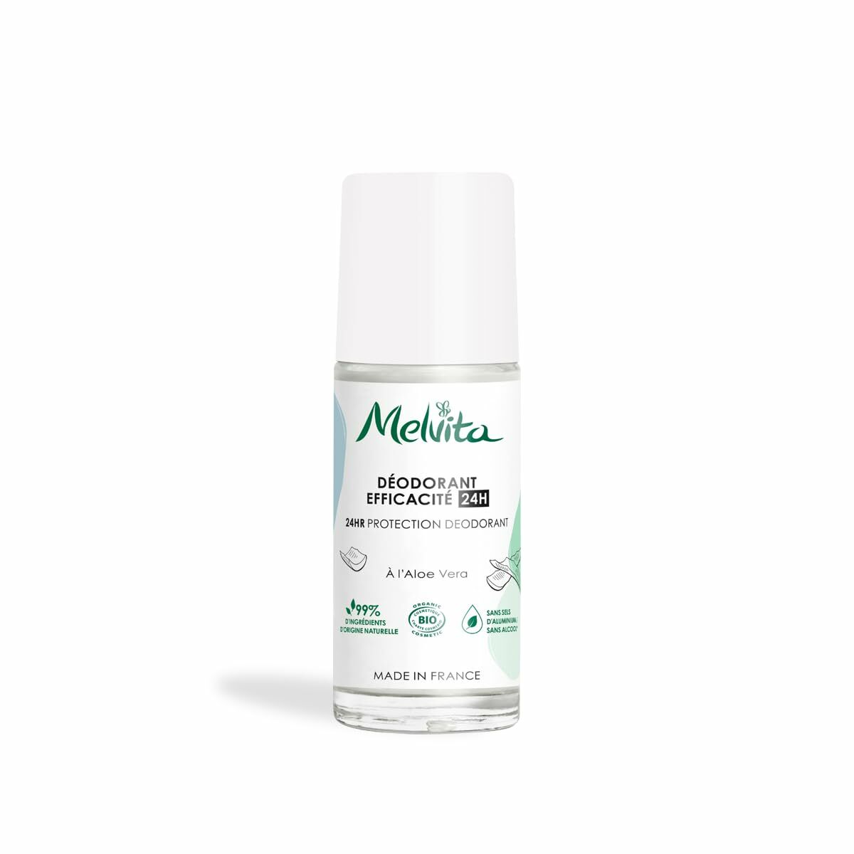 Roll-On Deodorant Melvita 50 ml Aloe Vera for Women product packaging