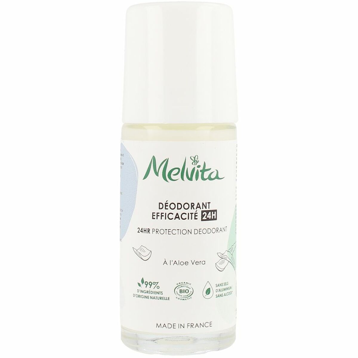 Roll-On Deodorant Melvita 50 ml Aloe Vera for Women product packaging