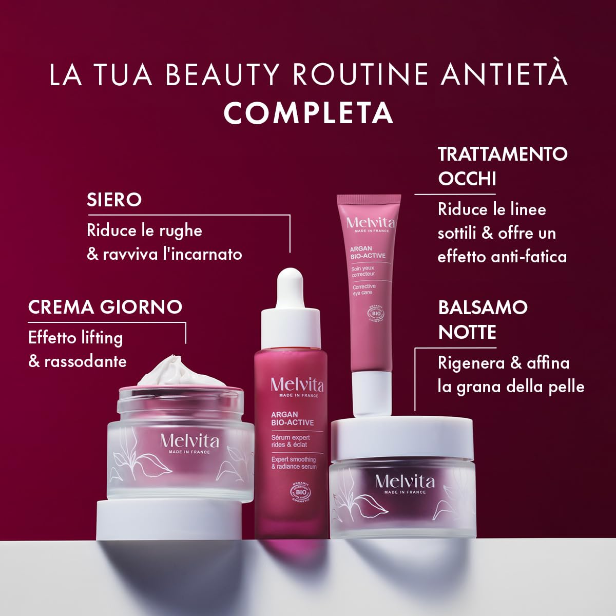 Facial Cream Melvita ARGÁN BIO for Women skincare packaging