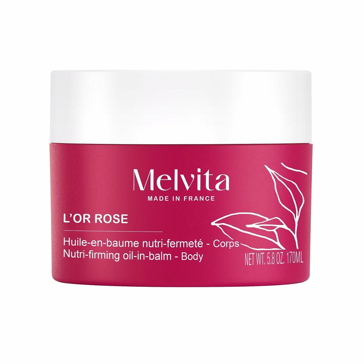 Body Lotion Melvita L'OR ROSE 170 ml for Women skincare packaging