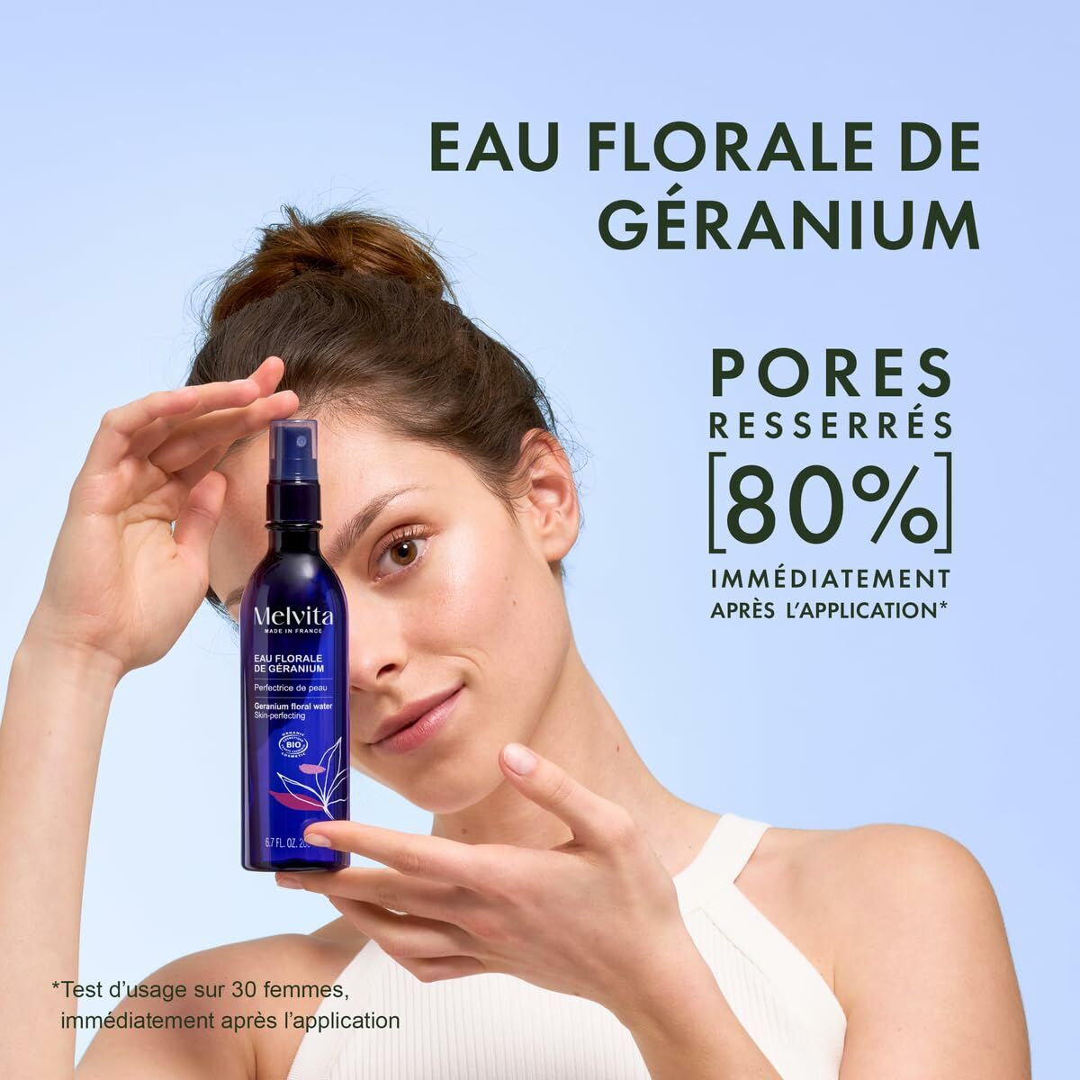 Facial Cleansing Gel Melvita EAU DE FLEURS 200 ml skincare packaging