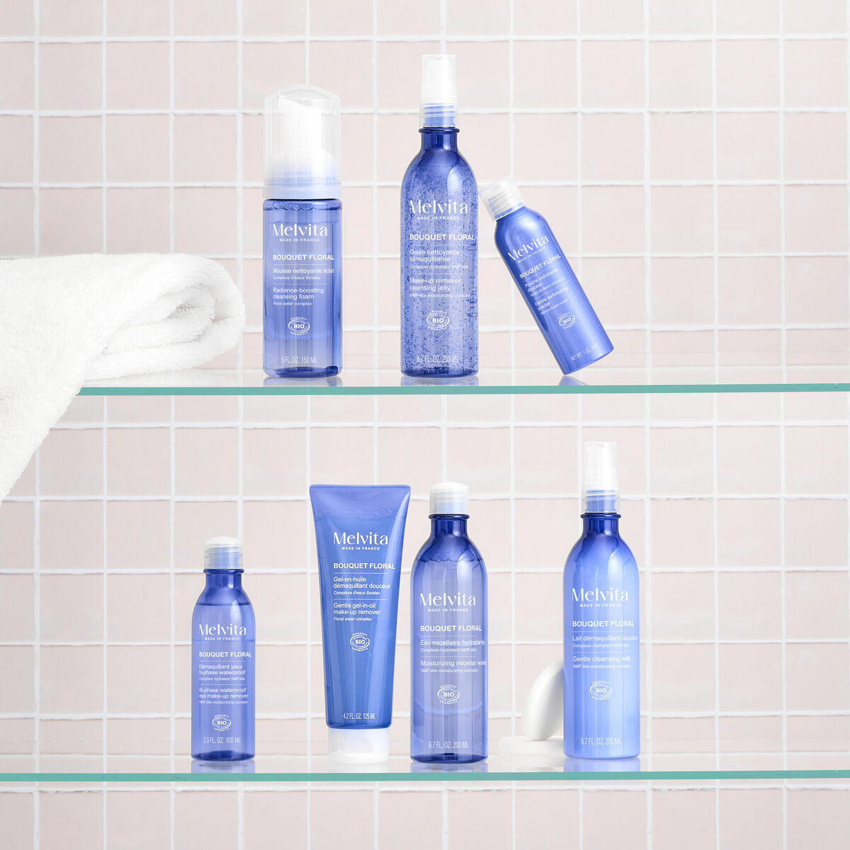 Facial Make Up Remover Melvita BOUQUET FLORAL DETOX product packaging