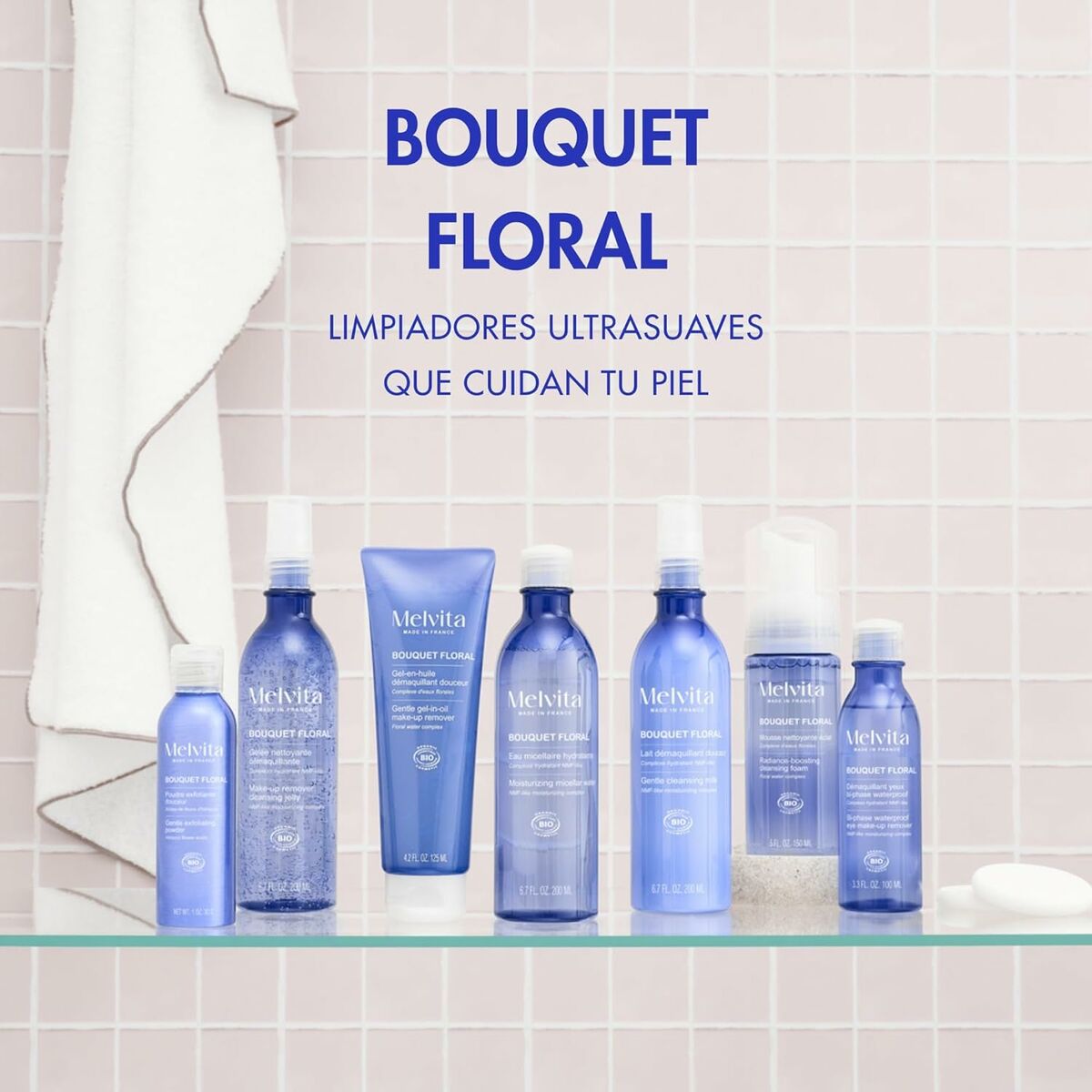 Facial Make Up Remover Melvita BOUQUET FLORAL DETOX product packaging