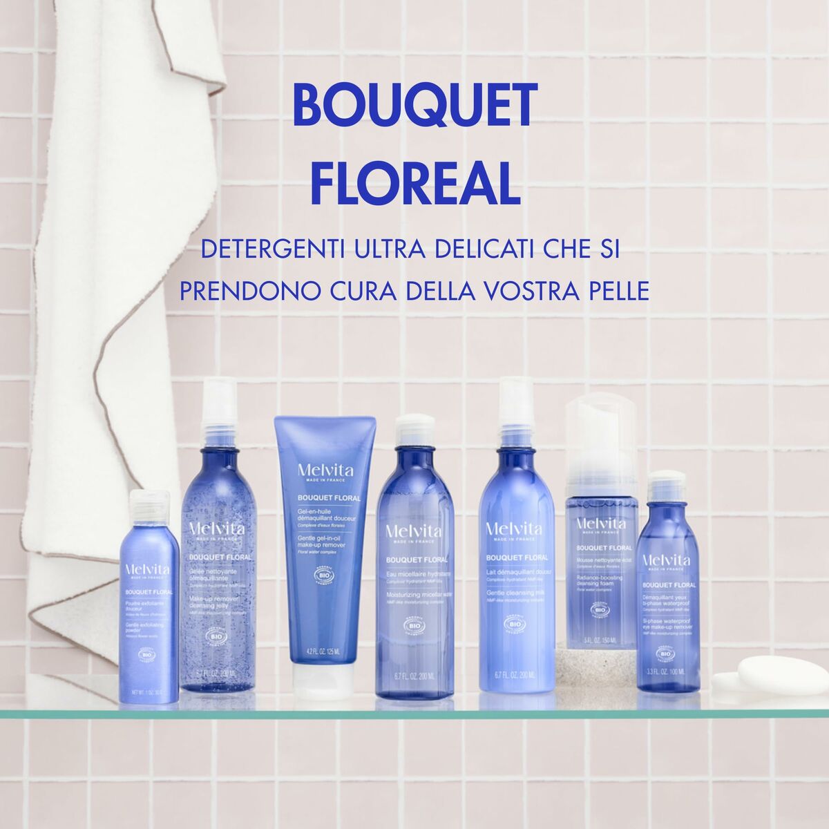 Facial Make Up Remover Melvita BOUQUET FLORAL DETOX 100 ml product packaging