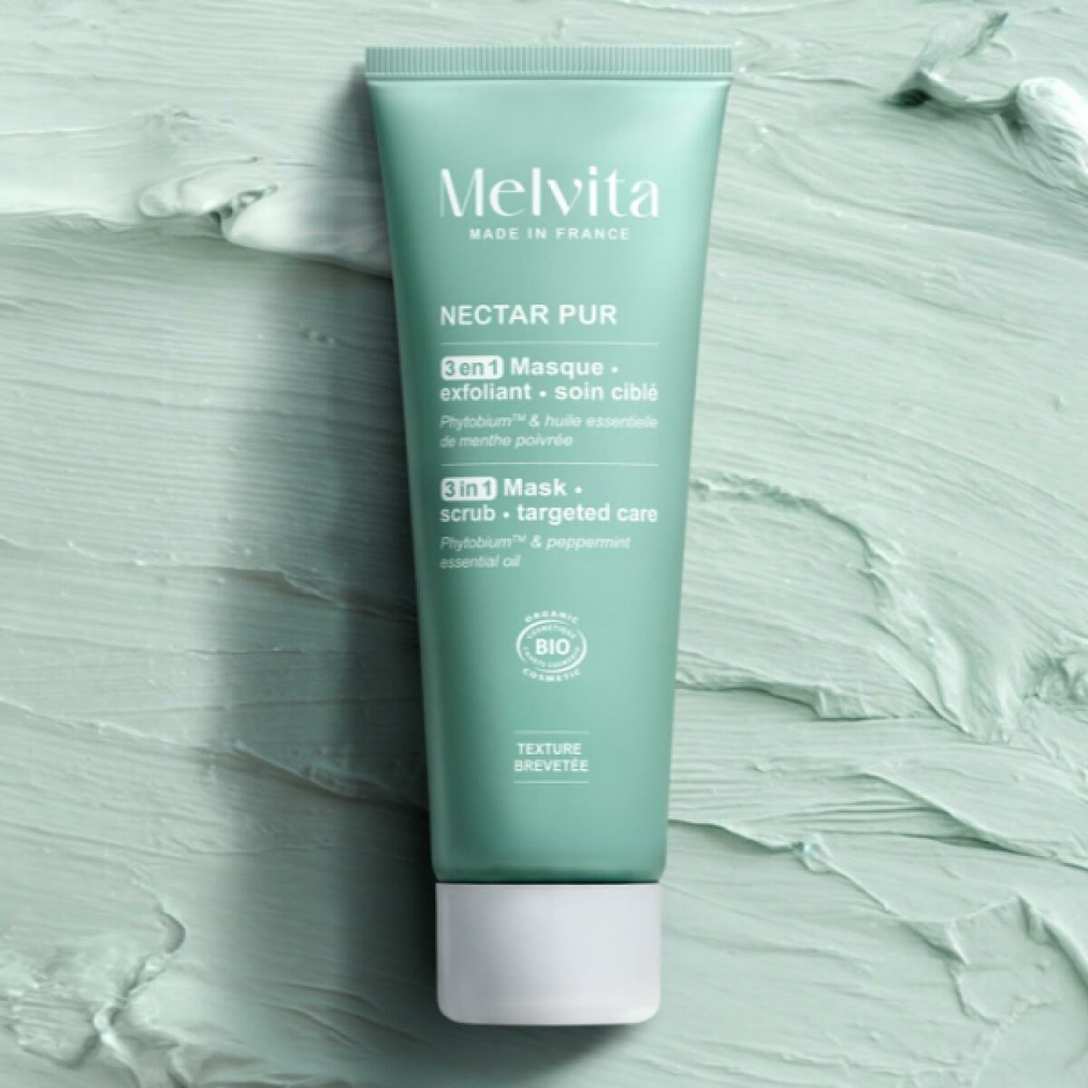Facial Cleansing Gel Melvita NECTAR PUR 75 ml skincare packaging